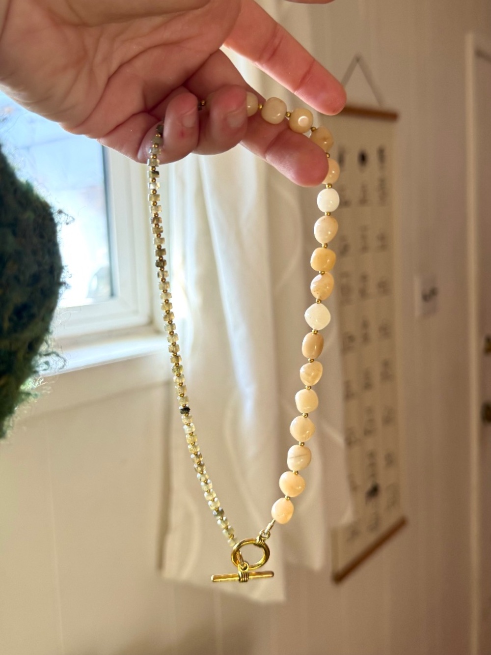 Handmade Necklace with Natural Stones